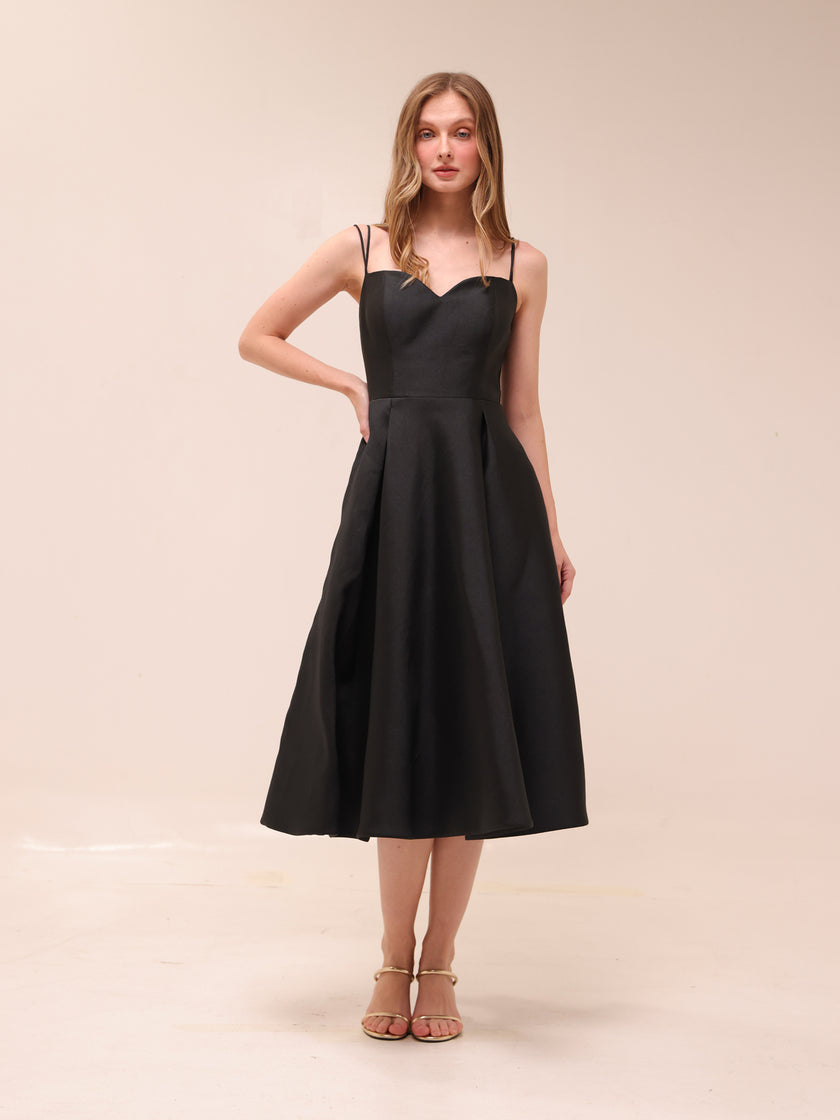 Sweetheart Midi A-Line Dress