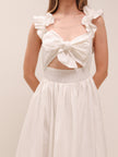 Itzel Bow Tied Midi Dress