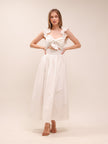 Itzel Bow Tied Midi Dress