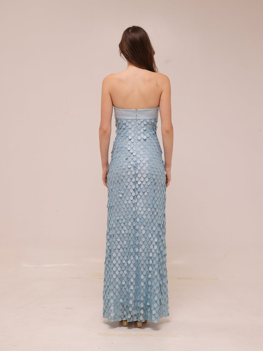 Supreme Extra Balconette Dress in Acqua Spritz