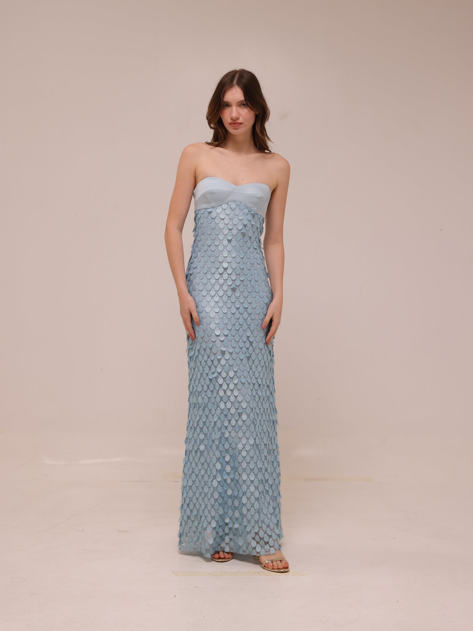 Supreme Extra Balconette Dress in Acqua Spritz