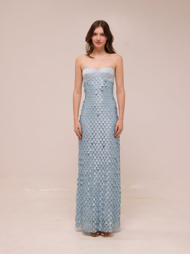 Supreme Extra Balconette Dress in Acqua Spritz