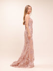Blush Florentine Sequin Gown