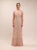 9194 Embellished Blush Gown