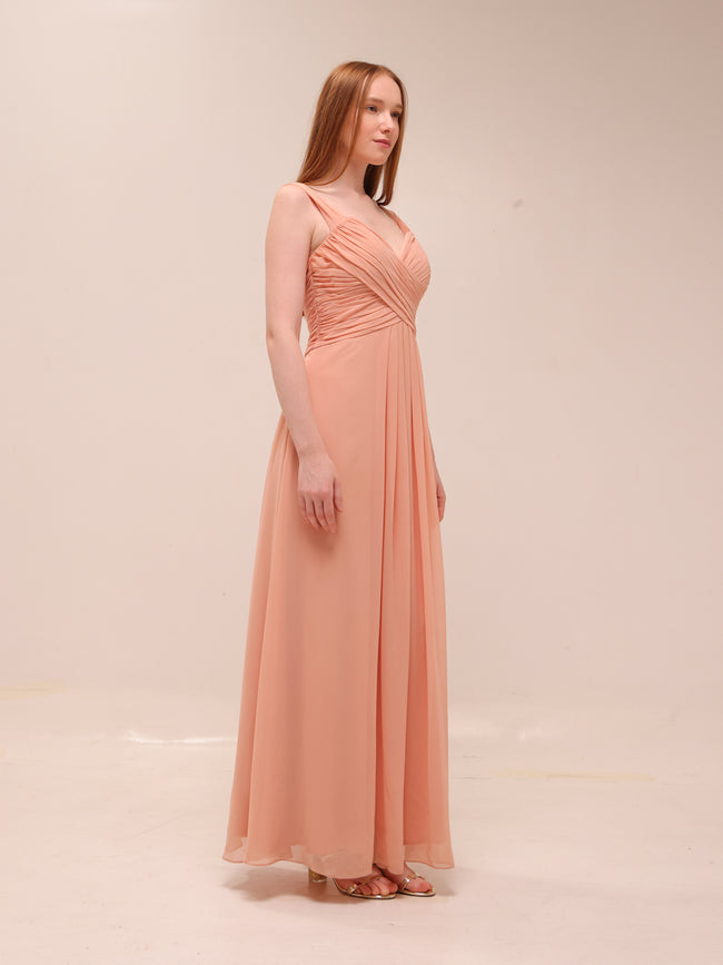 Blush Grace Chiffon Gown