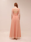 Blush Grace Chiffon Gown