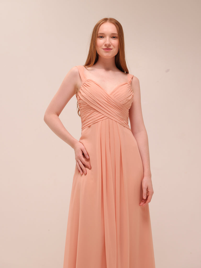 Blush Grace Chiffon Gown