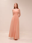 Blush Grace Chiffon Gown