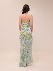Ruffled Floral Print Dress