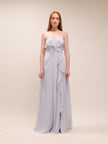 Chiffon Strapless A-Line Dress