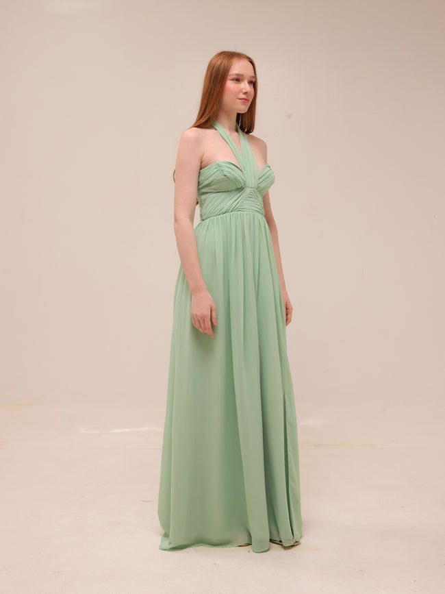Viola Gown in Mint