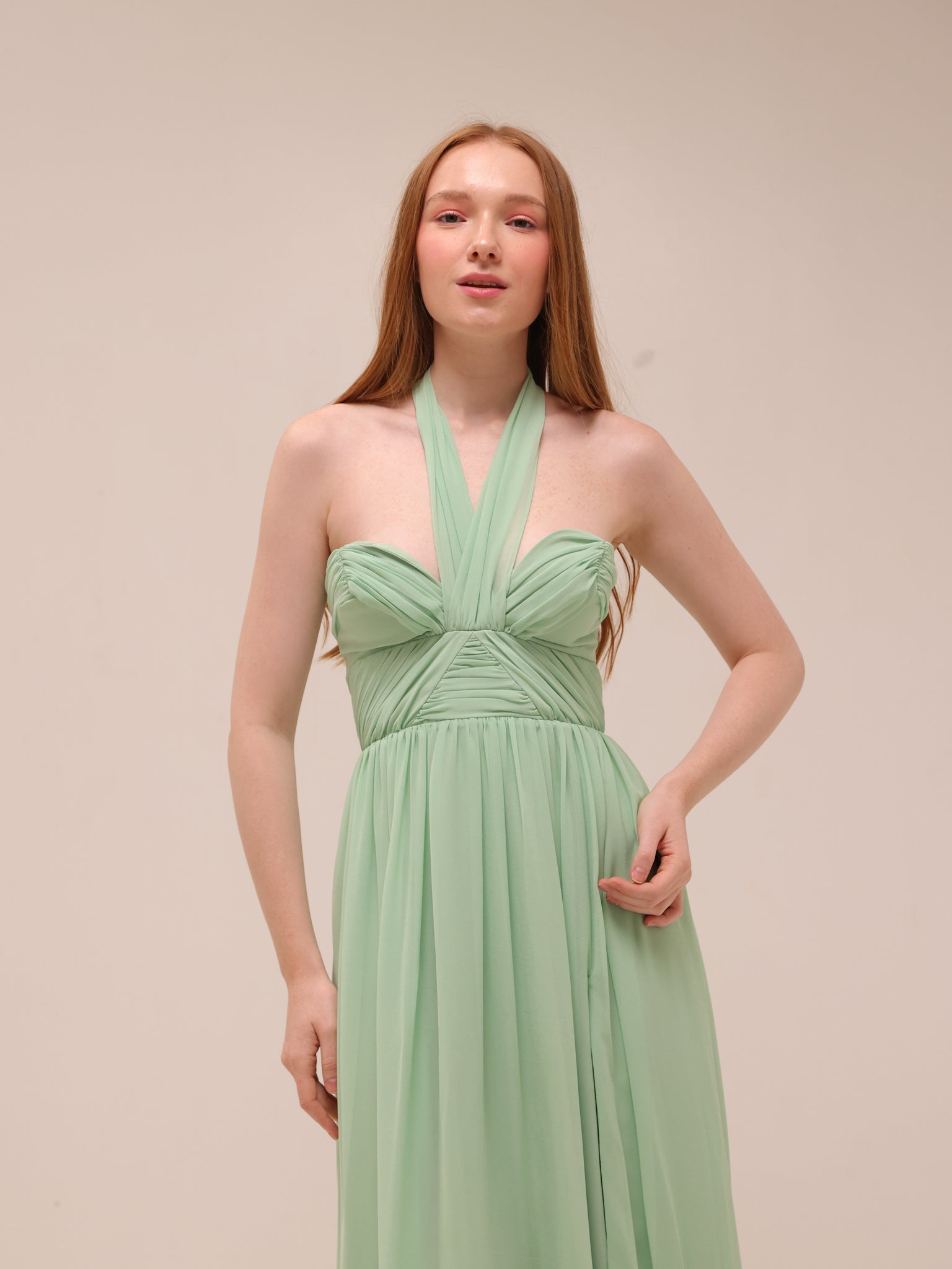 Viola Gown in Mint