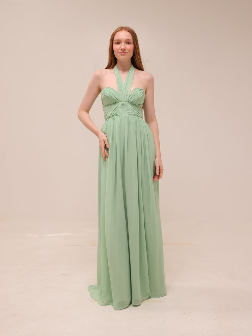 Viola Gown in Mint