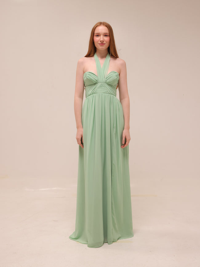 Viola Gown in Mint