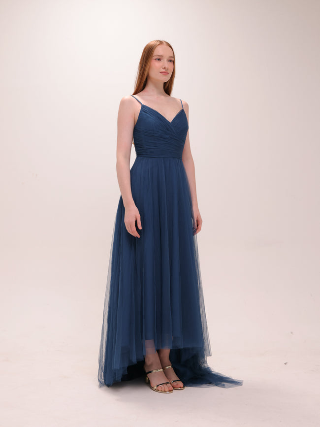 Midnight Tulle Bridesmaid Gown