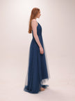 Midnight Tulle Bridesmaid Gown