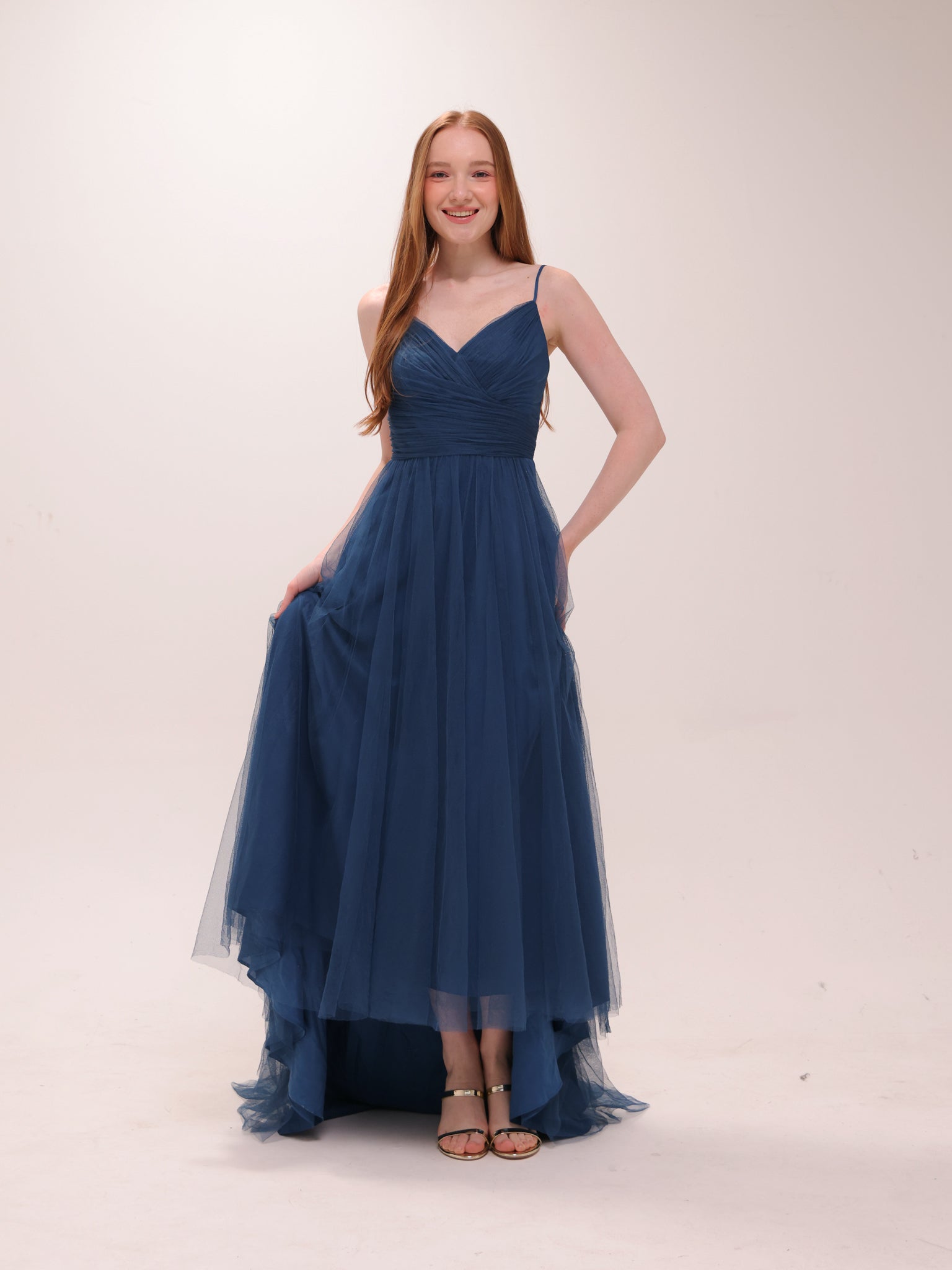 Midnight Tulle Bridesmaid Gown