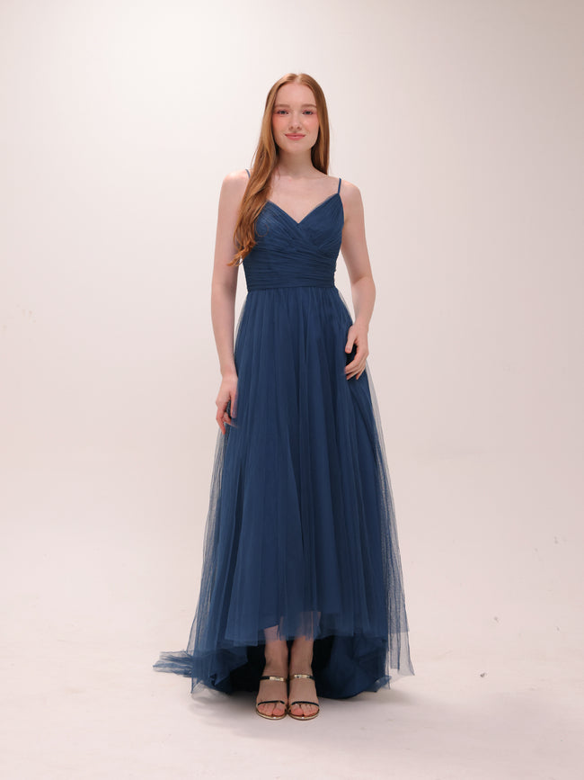 Midnight Tulle Bridesmaid Gown
