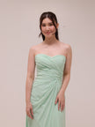 Bridesmaids Draped Chiffon Gown