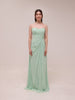 Bridesmaids Draped Chiffon Gown