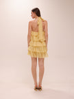 Tiered Chiffon Shift Dress