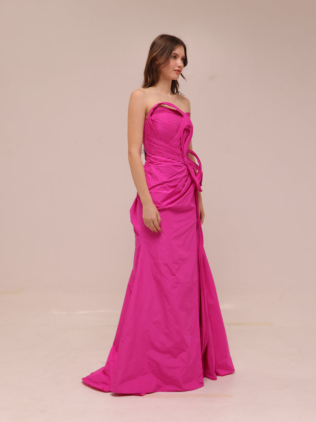 Fuchsia Reverie Gown