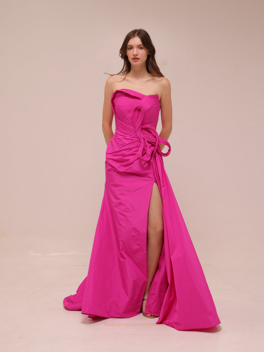 Fuchsia Reverie Gown