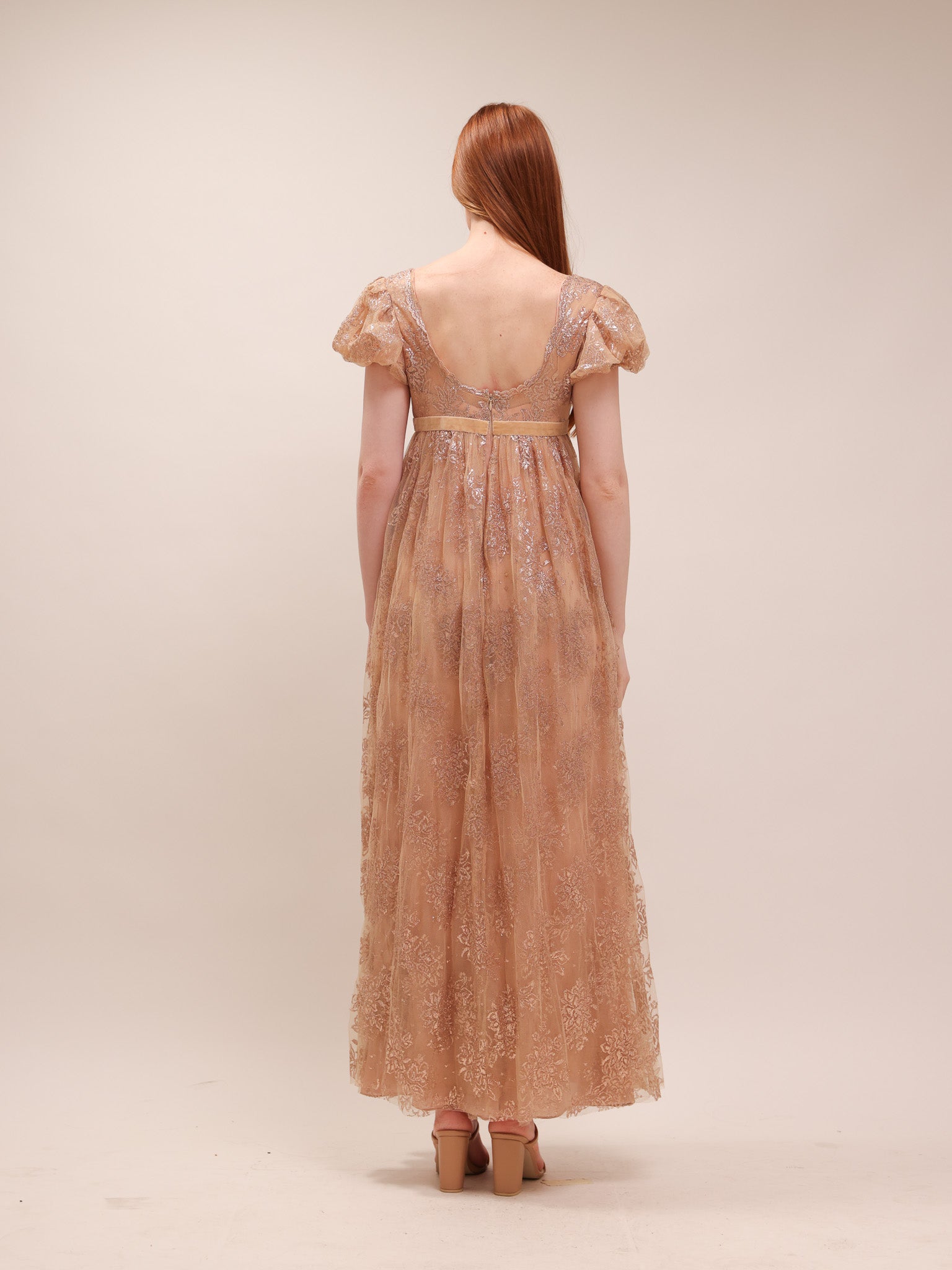 Lace Empire Maxi Dress