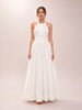 Odella White Cotton Maxi Dress