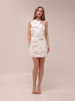 Liane White Floral Off-Shoulder Mini Dress