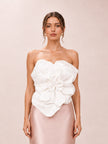 Penelope White Floral Off-Shoulder Top