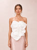 Penelope White Floral Off-Shoulder Top