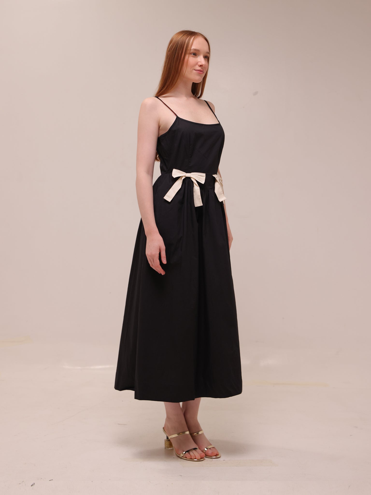Bow Detail Midi Dress