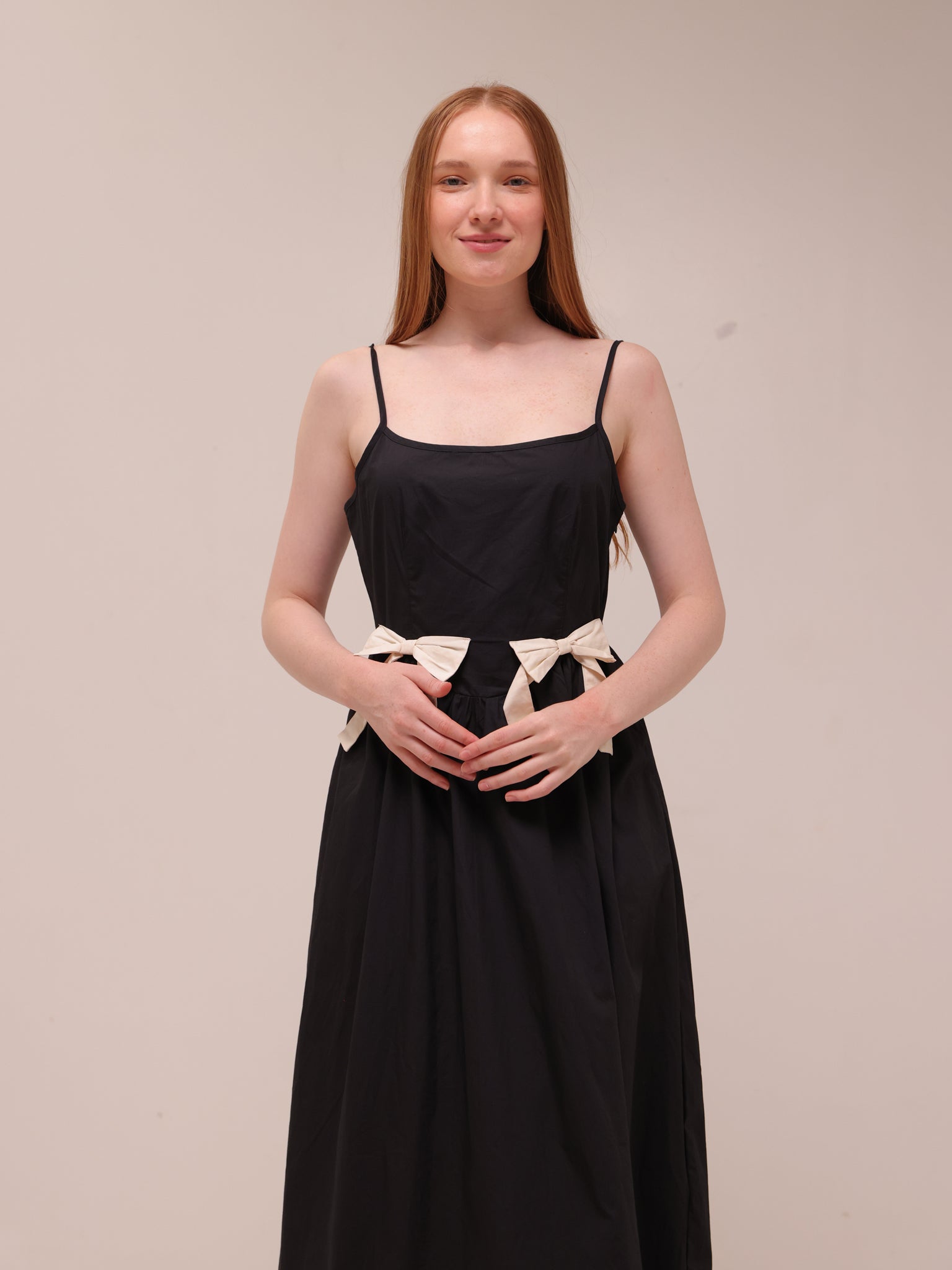Bow Detail Midi Dress