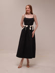 Bow Detail Midi Dress