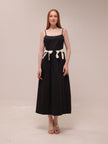 Bow Detail Midi Dress