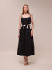 Bow Detail Midi Dress