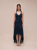 Midnight Shimmer High-Low Gown