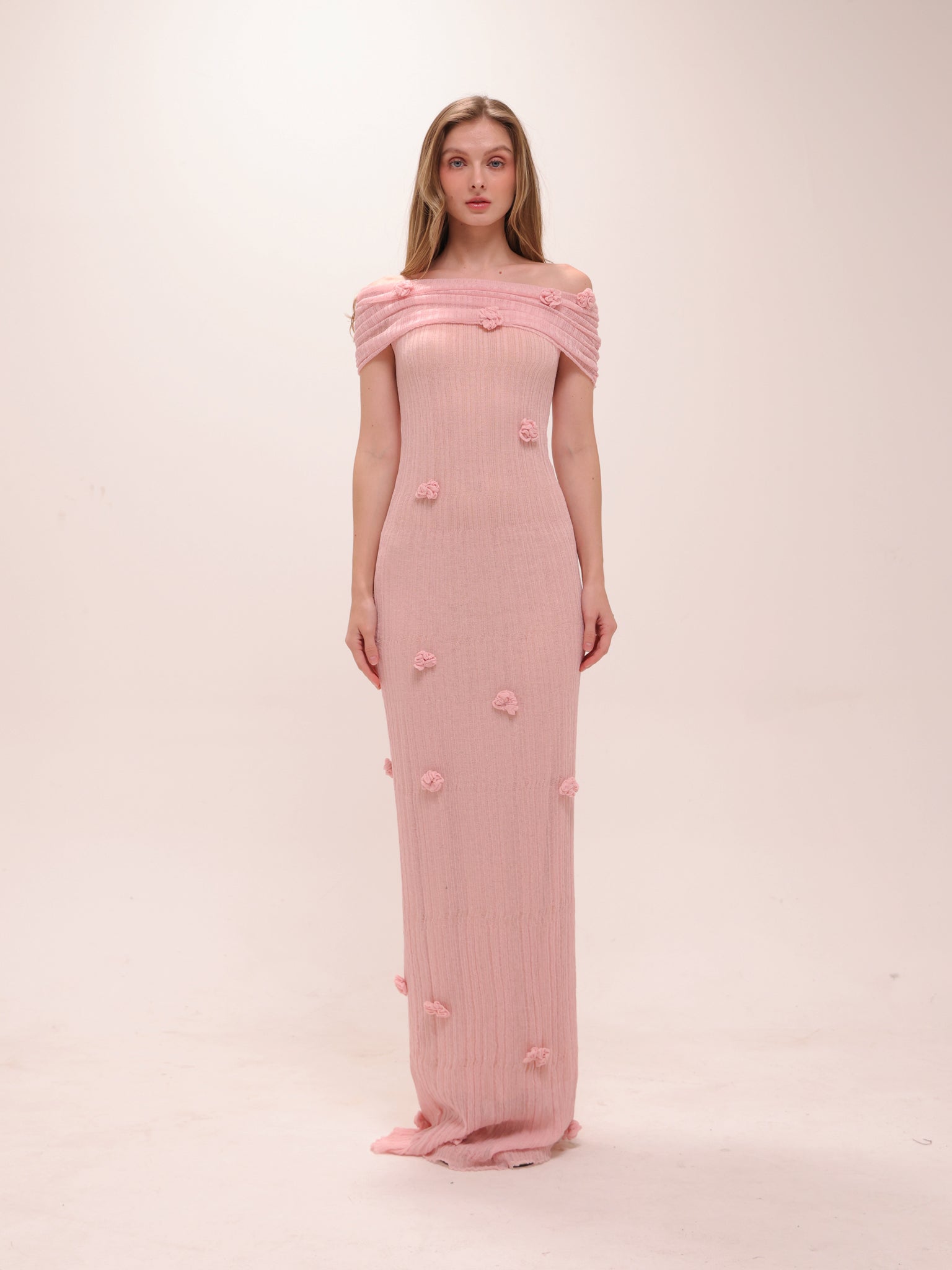 Brynn Orchid Knit Maxi Dress