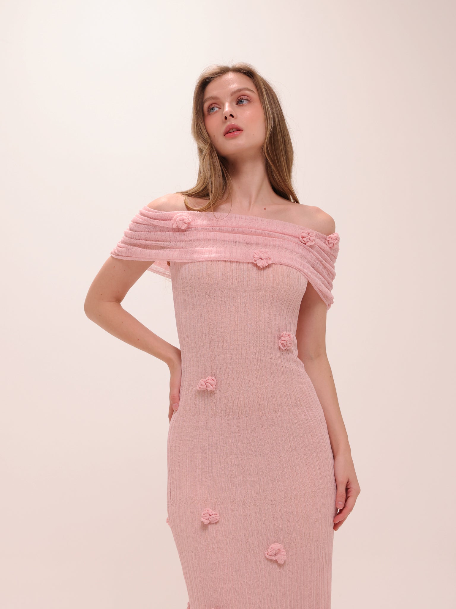 Brynn Orchid Knit Maxi Dress