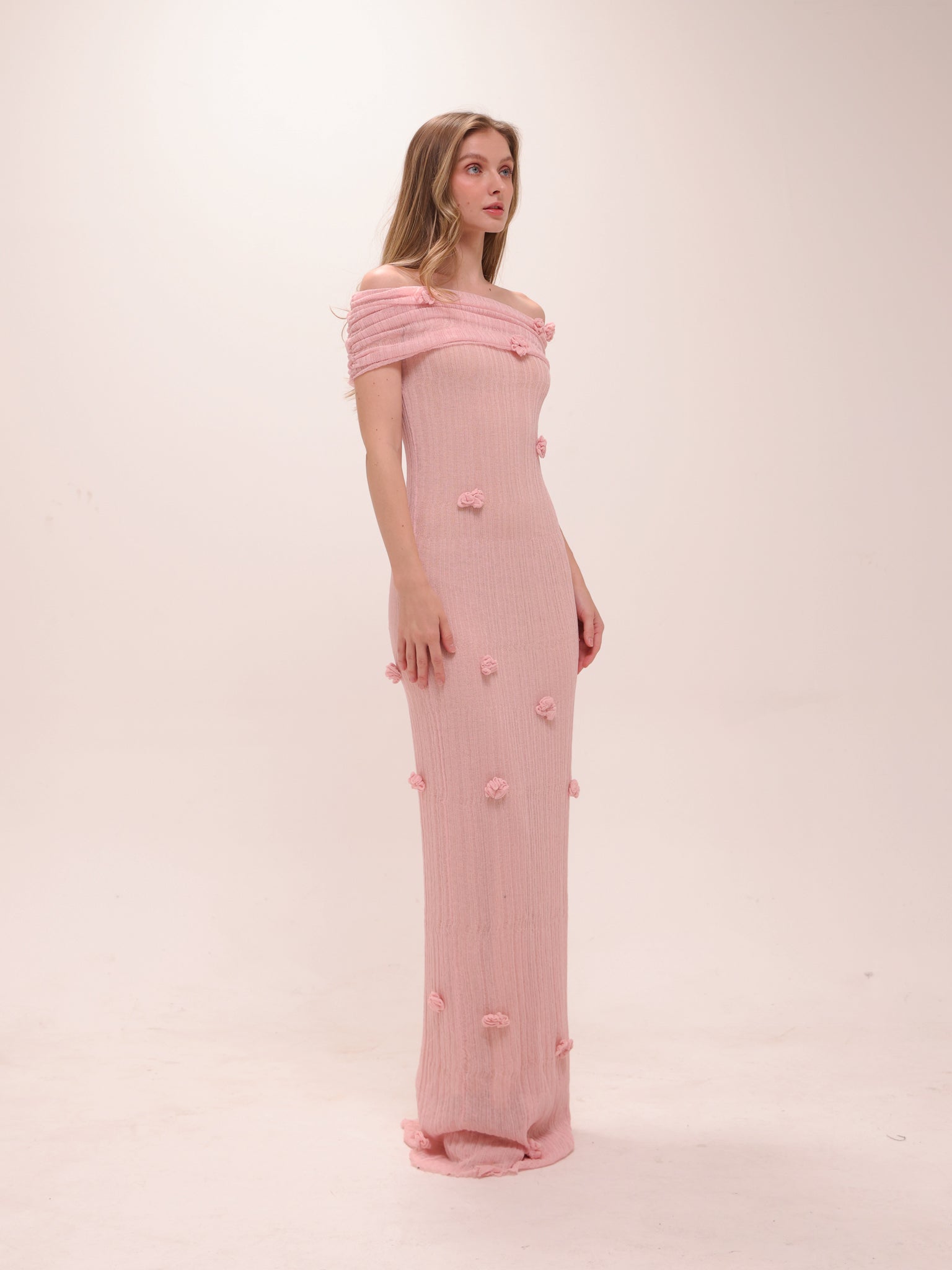 Brynn Orchid Knit Maxi Dress