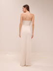 Quincy Halter Maxi Dress With Hardware - Ivory