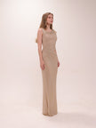 Kenny Diamante One Shoulder Maxi Dress