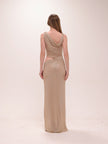 Kenny Diamante One Shoulder Maxi Dress