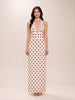 Nadia Halter Scarf Chiffon Maxi Dress