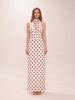 Nadia Halter Scarf Chiffon Maxi Dress
