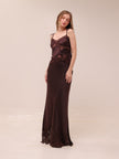 Nina Satin and Lace Camisole and Skirt