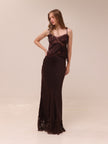 Nina Satin and Lace Camisole and Skirt