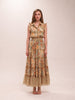 Trina Ruffle Trim Maxi Dress