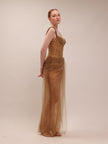 Mara Dress in Brown